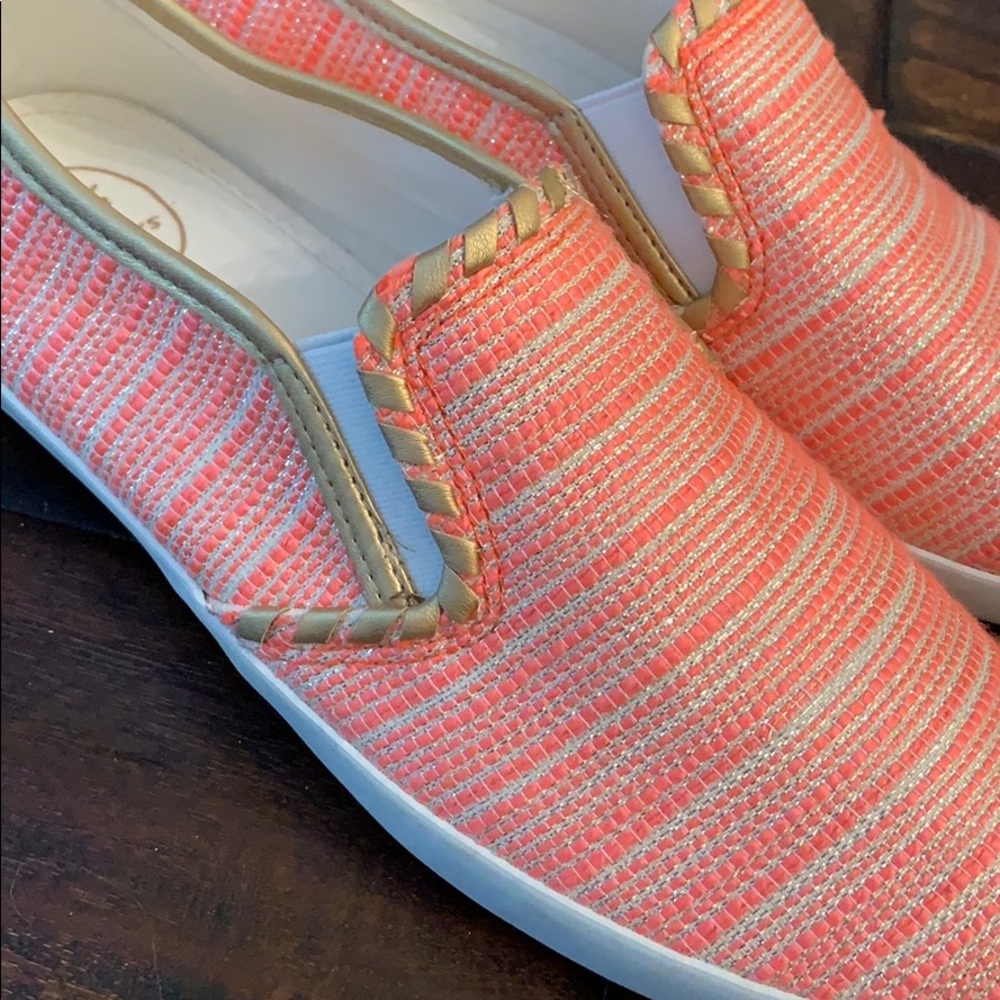Jack Rogers Slip on Pink and Gold Shoes EUC! ⭐️ - Picture 5 of 12